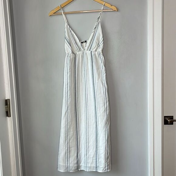 Clayton Revolve White Blue Stripe Coastal Harmony Dress - Picture 5 of 10